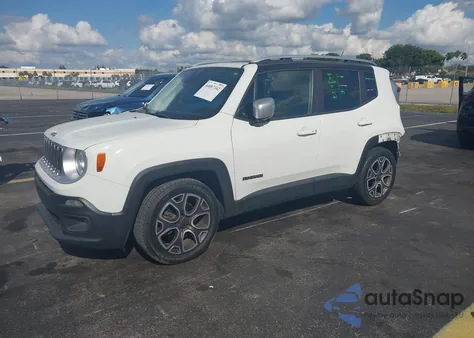 2015 Jeep Renegade Limited from USA, damaged, VIN ZACCJADT0FPB61081